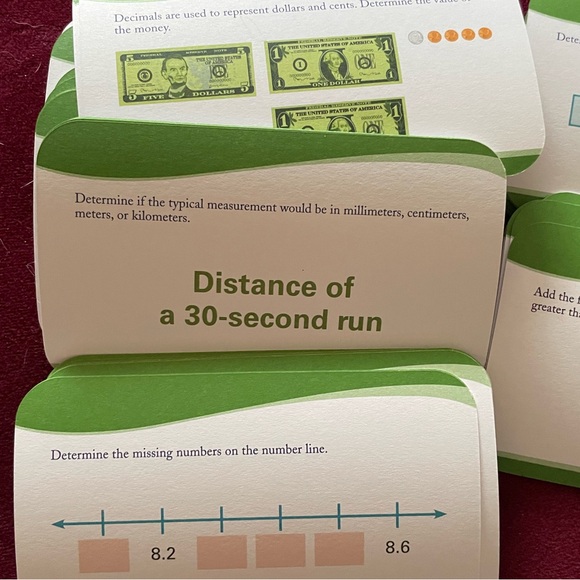 4th Grade Math Flash Cards - Picture 6 of 6